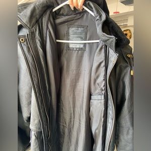 Nwot REAL Leather coat womens 2X very heavy duty